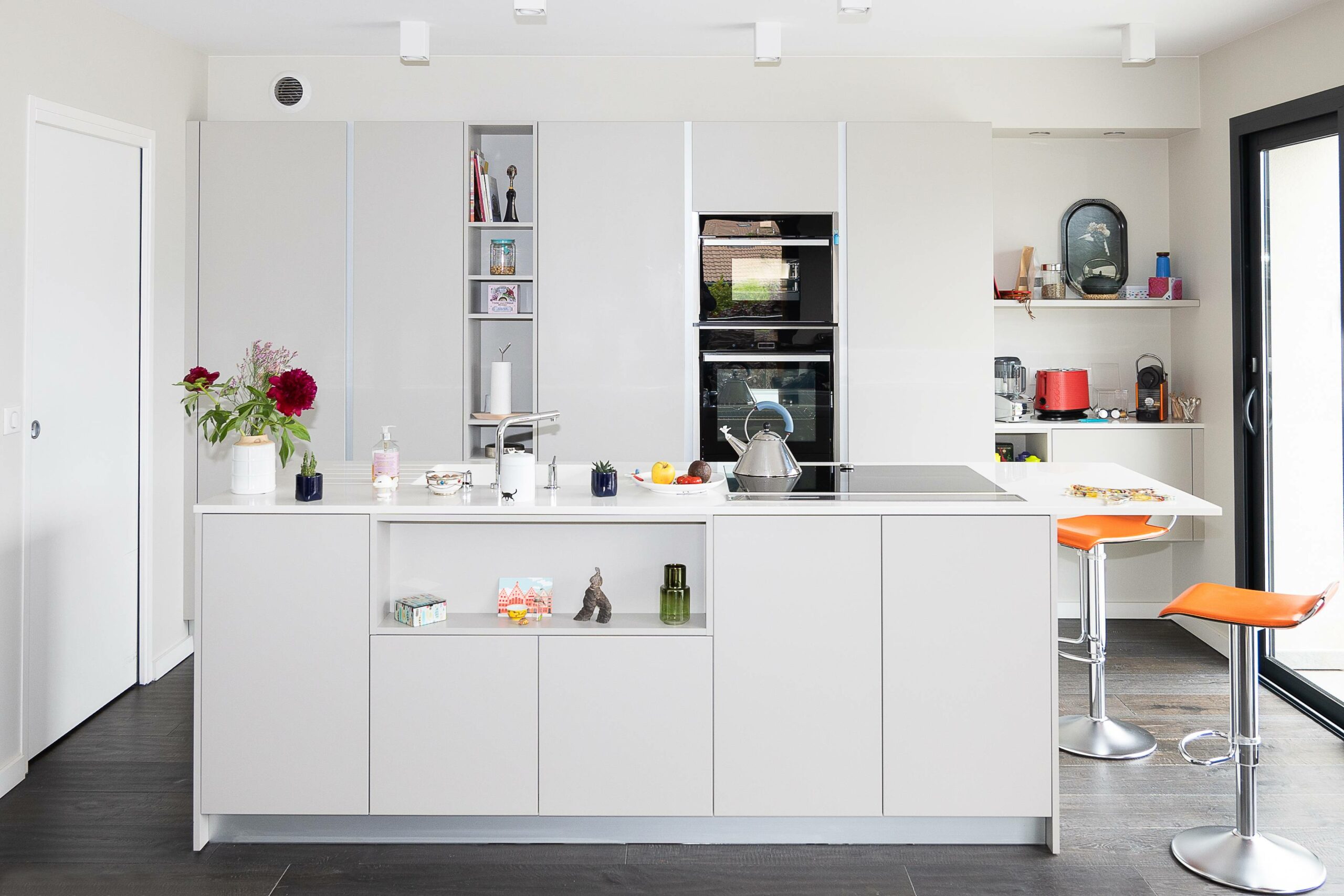 Création cuisine ouverte avec îlot central à Aix-les-Bains en Savoie